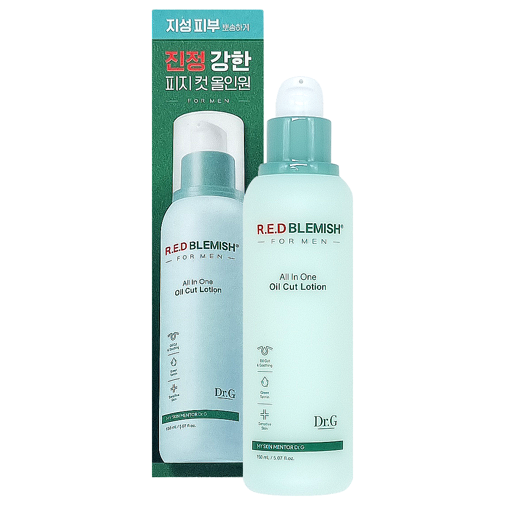 [오늘출발] 닥터지 레드 블레미쉬 포 맨 올인원 오일 컷 로션 150ml 촉촉한 남자올인원화장품