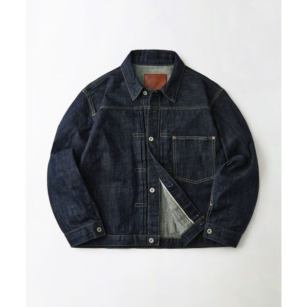 [매장정품] OUTSTANDING W.W. II SELVEDGE DENIM 1ST JACKET_INDIGO OS00ALJK04ID