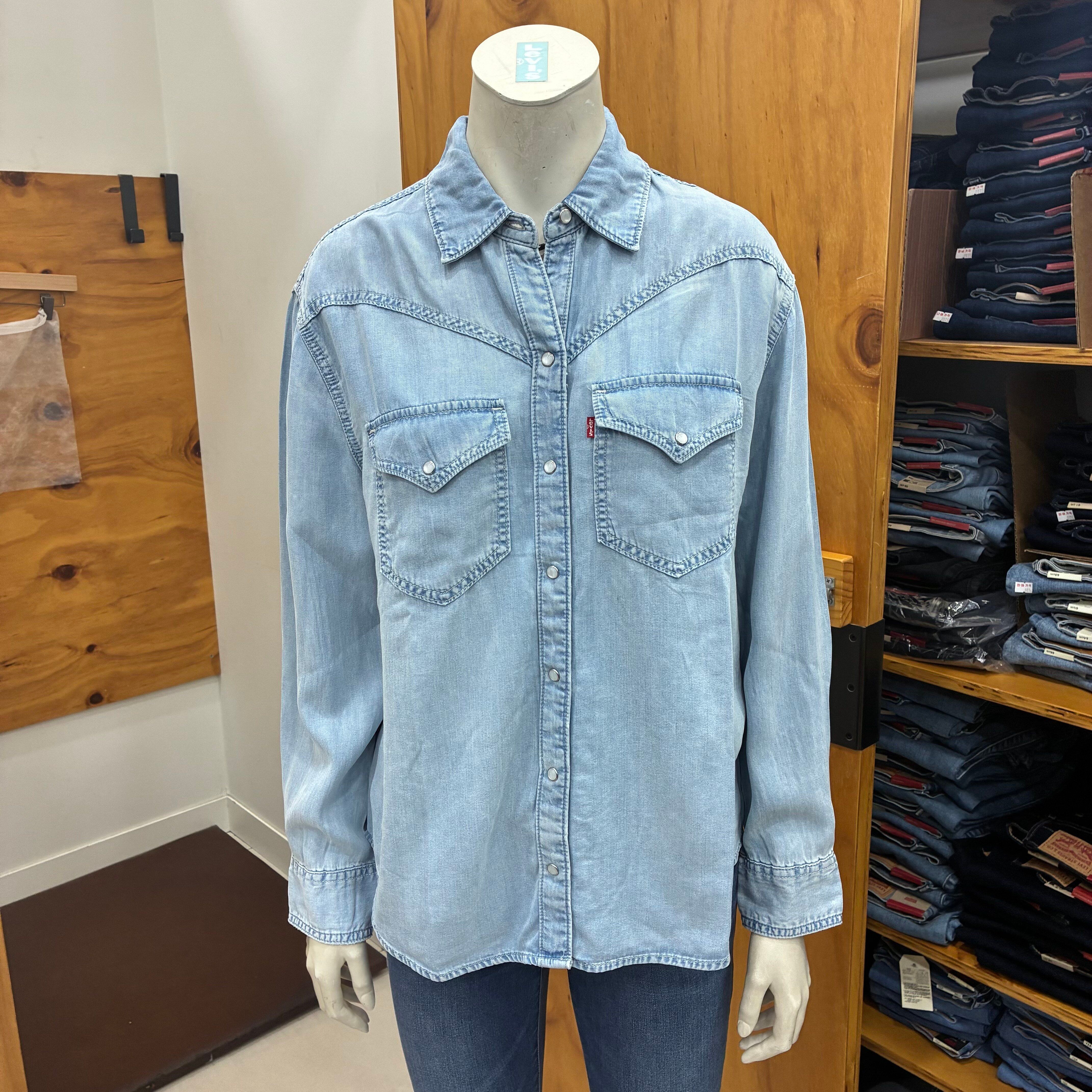 리바이스 여성 SAWYER 웨스턴 셔츠 A76206_DJ2152573