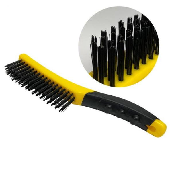 [컴포터그립]와이어브러쉬 스틸 노검386 철솔 바닥솔 청소솔 동솔 철솔 바닥솔 스틸 386브러쉬 청소솔 황동솔