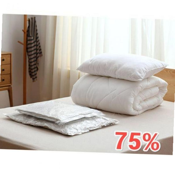 [대박상점 협력사]압축팩-중 이불 옷정리 옷개는법 옷압축팩 보관 수납함 옷장 옷보관함 옷정리 함 옷개는법 이불 압축팩