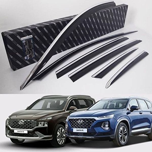 고품질 블랙 다이아몬드 도어 바이져 싼타페TM D983 자동차선바이저 자동차썬바이저 WFIL2PL