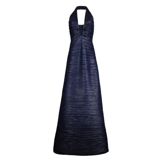 26SS 컬트 가이아 롱 원피스 DR32702PE3132 JAHZARA DEEPL BLUE