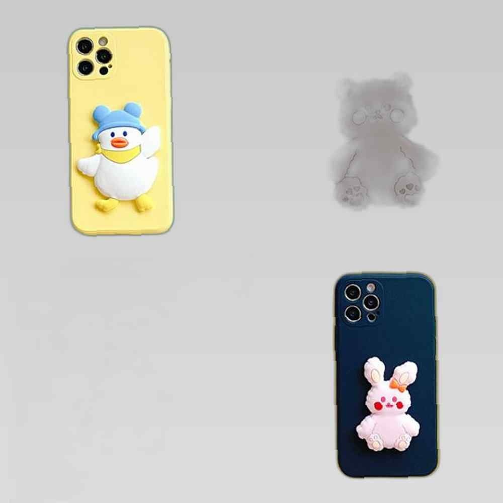 링크뷰 (갤노트)Linkvu 컬러 코튼 애니멀 패치 실리콘케이스 귀여운케이스 갤럭시노트20 노트20울트라케이스 노트10케이