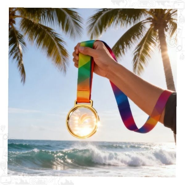 금메달 럭셀 수상 기념 보관 소품 우승 선물 액세서리