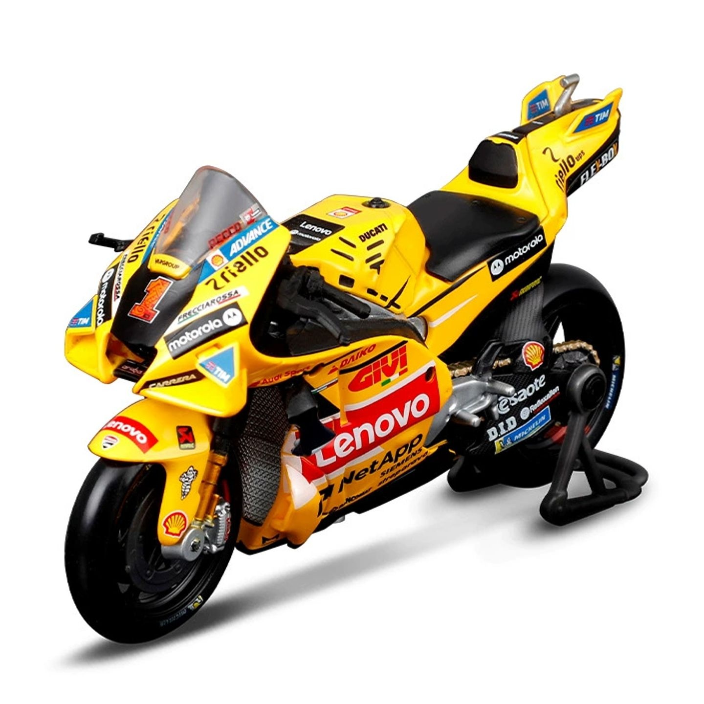 [해외] Ducati 두카티 Lenovo Team 레노보 팀 MotoGP 2023 NO.1 1대18 1:18 오토바이 바이크 모터사이클 모형 다이캐스트 꿈꾸는다락