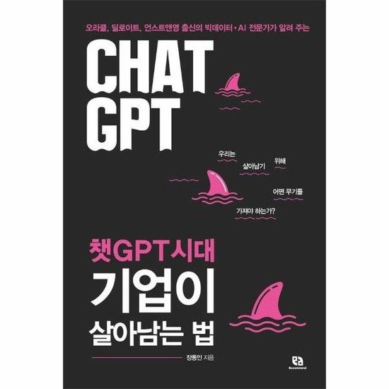 아이닷비(idotb) 챗GPT시대 기업이 살아남는 법 - 오라클 딜로이트 언스트앤영 출신의 빅데이터AI 전문가가 알려 주는