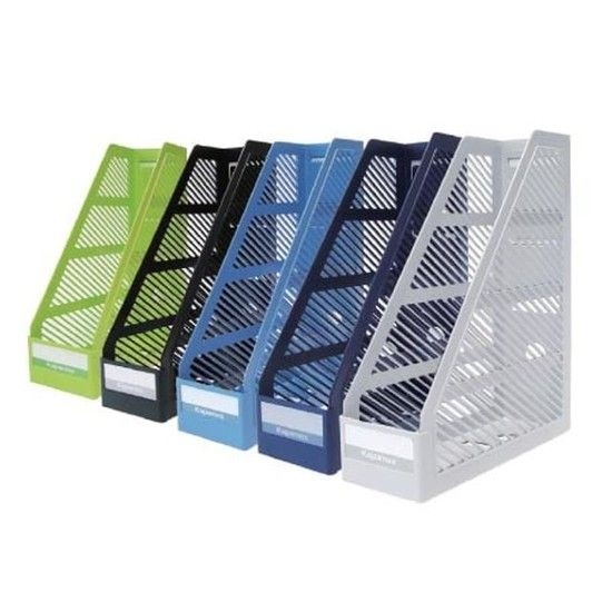 카파맥스 개폐식화일꽂이(92Wx255Dx313Hmm 흑색) 서류꽂이 정리 사무실 서류