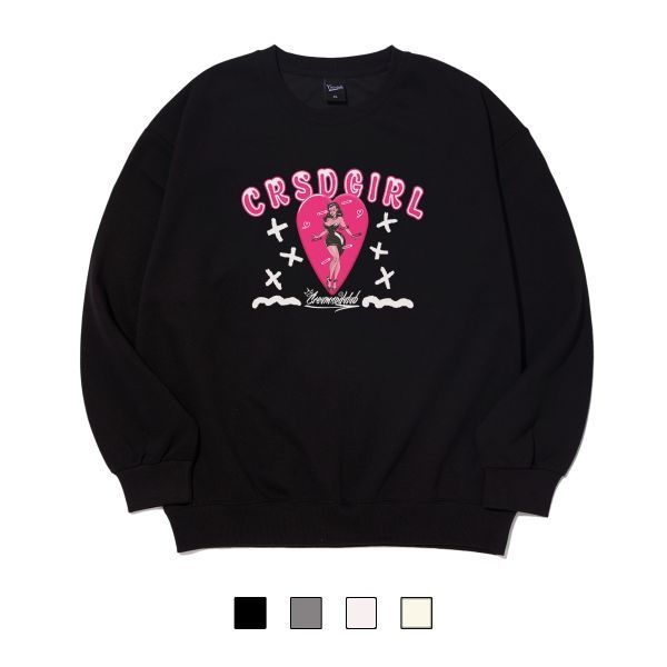 <매장정품> 크림소다랩 CREAM SODA LAB 씨알에스디걸 스웨트 셔츠 CGZK22P016 227965