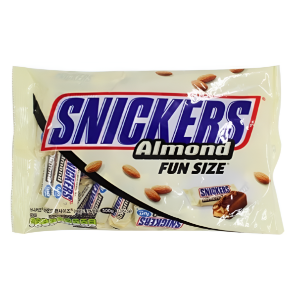 한국마즈 롯데리아 스니커즈 아몬드 펀사이즈 500g 1개