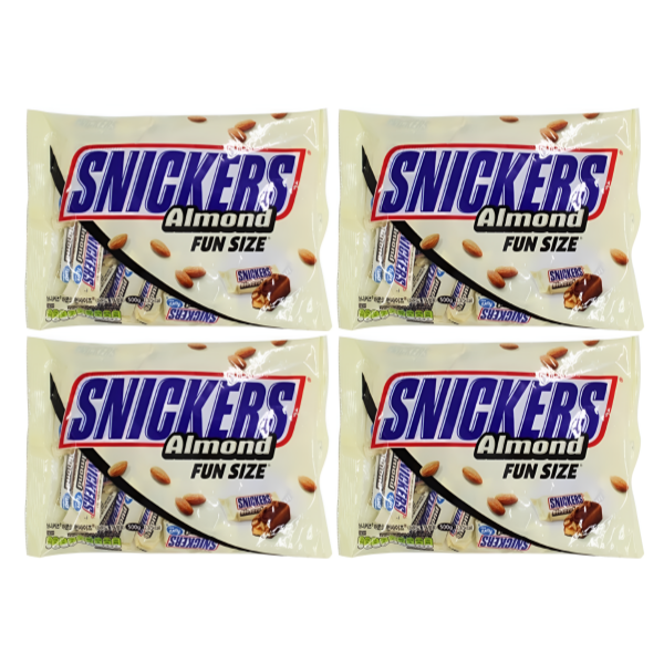 한국마즈 롯데리아 스니커즈 아몬드 펀사이즈 500g 4개