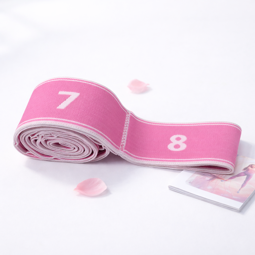 원우 요가 밴드 스트랩 필라테스 태권도 트레이닝 스트레칭 밴드 남녀노소 사용 120x4cm