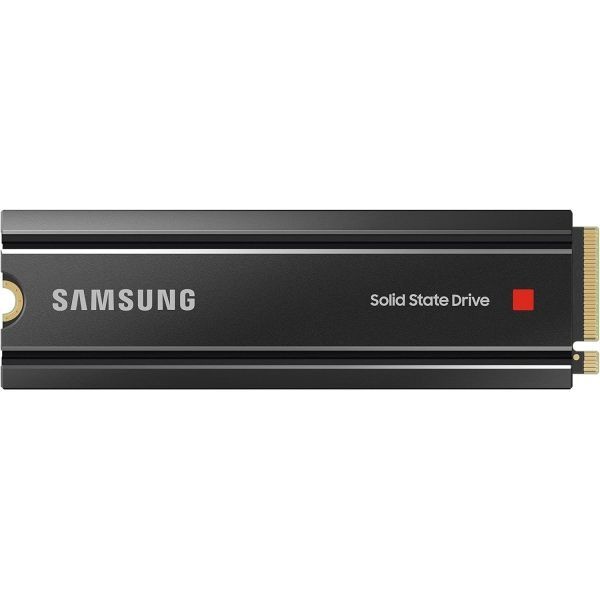 [해외] 삼성 980 PRO SSD 2TB 히트싱크 PCIe 4세대 NVMe M.2 내장 솔리드 스테이트 드라이브 열 제어 최대 속도 PS5 호환 MZ-V8P2T0CW