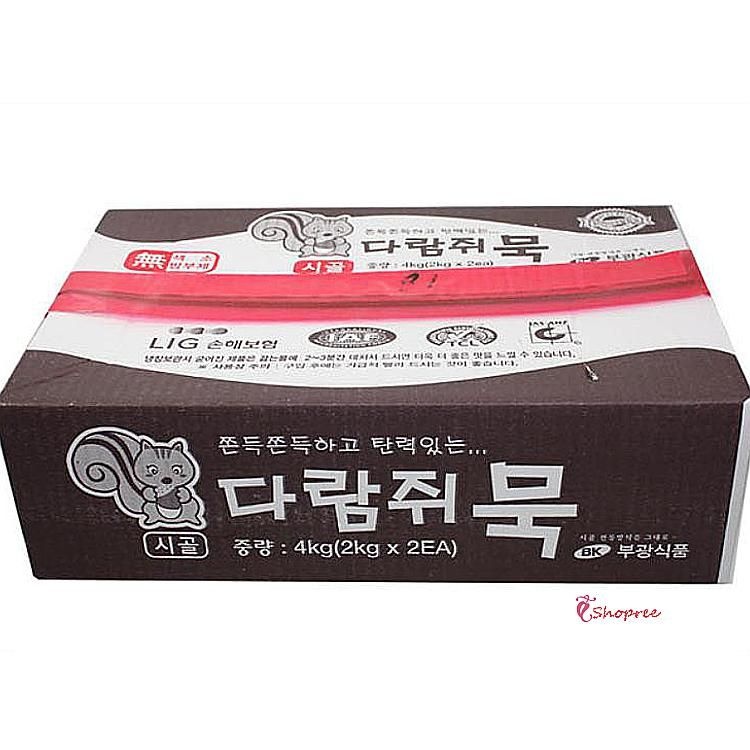 도토리묵 묵사발 묵밥 2kgx2개 무침 요리 반찬 만들기 식재료 식자재 식당 업소용vwx028