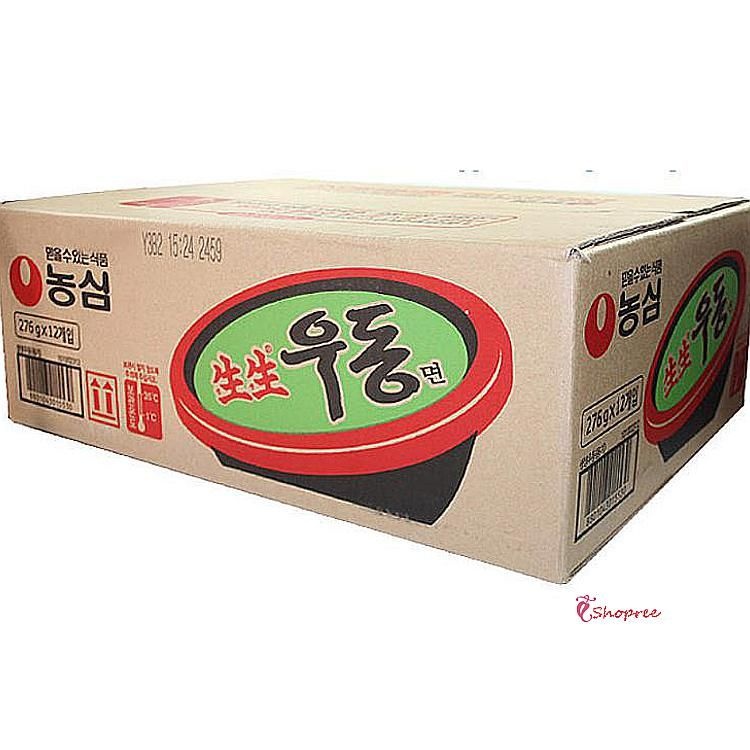 생생우동면 간식 용기 1박스 농심 학생 276gx12개입 한박스qrs153