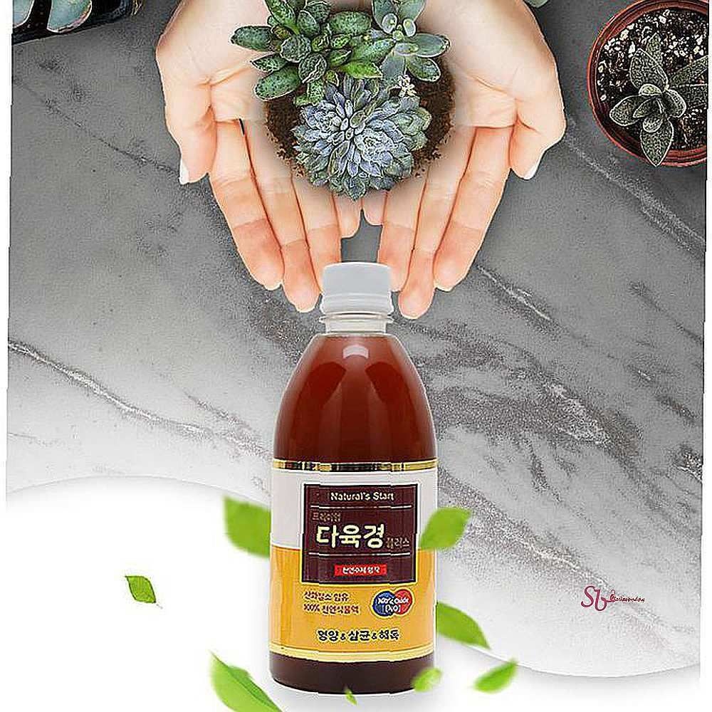 셀러버디A10제휴업체 화분 500ml 플러스 국산 원료 다육경 식물영양 제 화초 살충제 식물약 선인장 다육이abc357