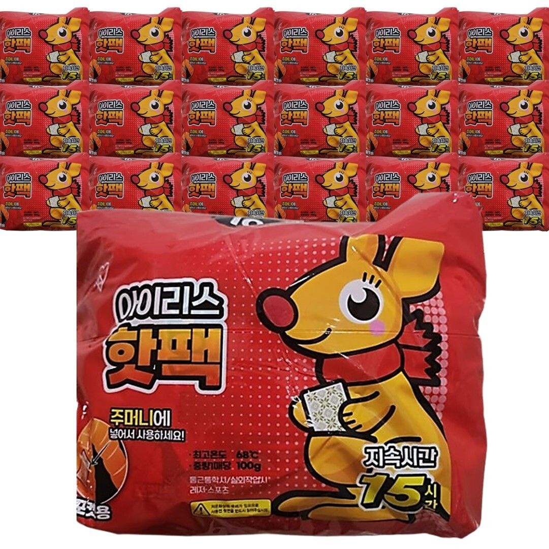 [오늘출발] 아이리스 포켓용 어린이 핫팩 100g 60개