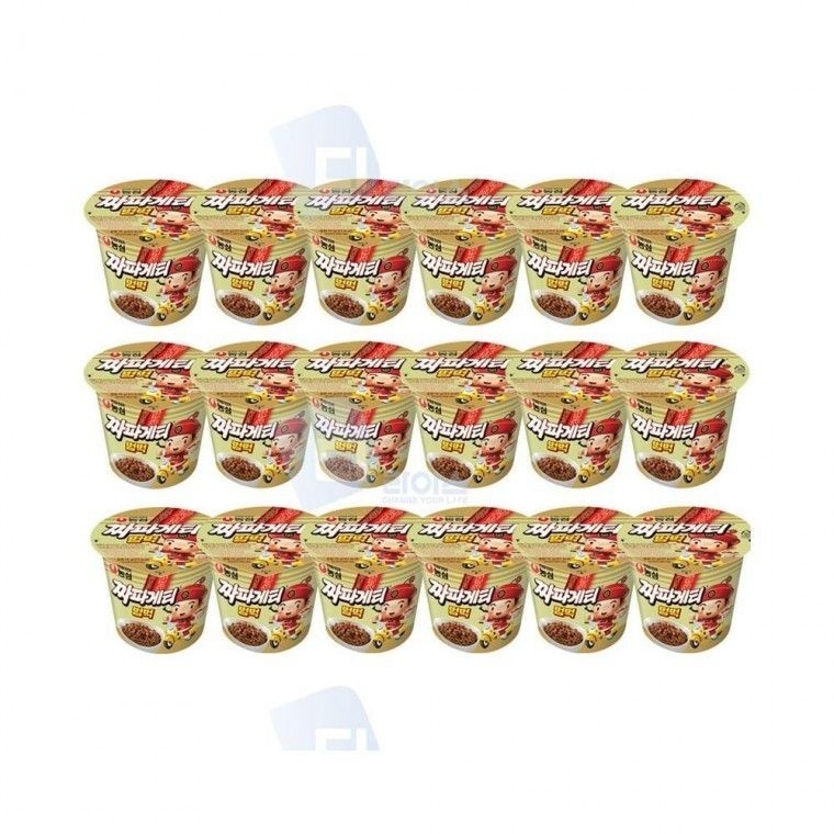 루미나D 농심 짜파게티 범벅 70g 18개 컵라면 미니 컵 짜장 라면 간식