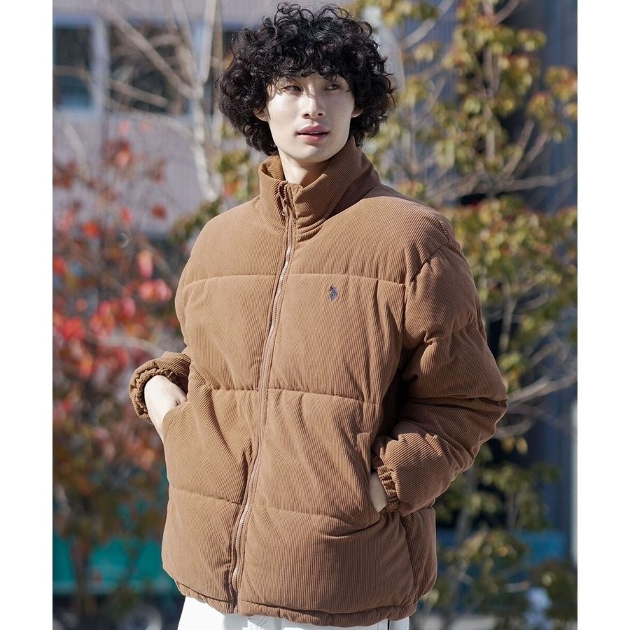 USPOLO ASSN [해외] U.S. Polo Assn 폴로 남자패딩 코듀로이 패딩점퍼 (3컬러)
