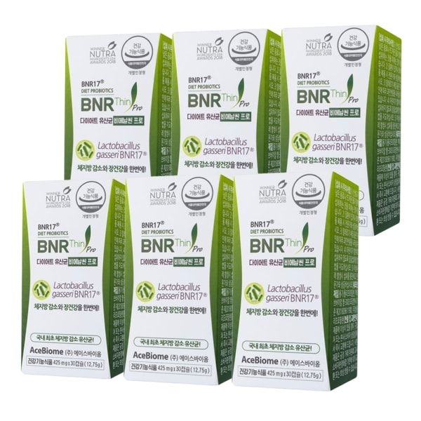 비에날씬 김희선 다이어트 유산균 BNR17 프로 30캡슐 6개월 멀티 고함량 영양제