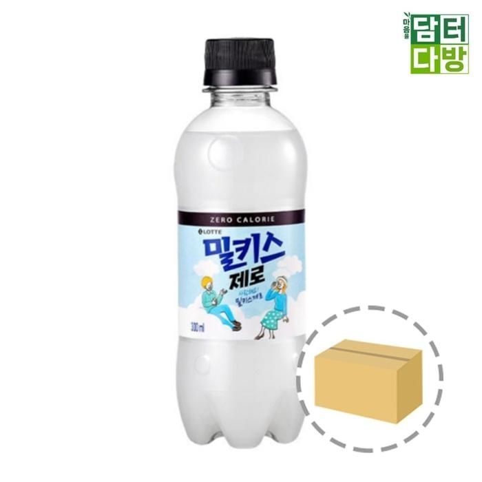 [아우트_61]밀키스 음료수 제로 300ml(24페트)
