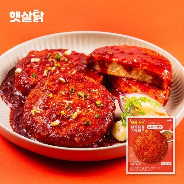 햇살닭 한식소스 닭가슴살 스테이크 두부조림맛 (100gX1팩)