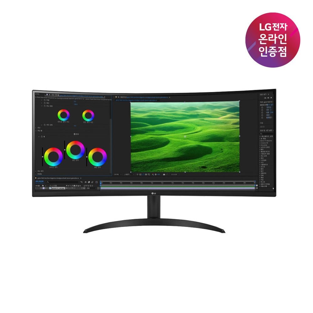 LG전자 (현대Hmall) LG 울트라와이드 모니터 34WR50QK 21대9 WQHD