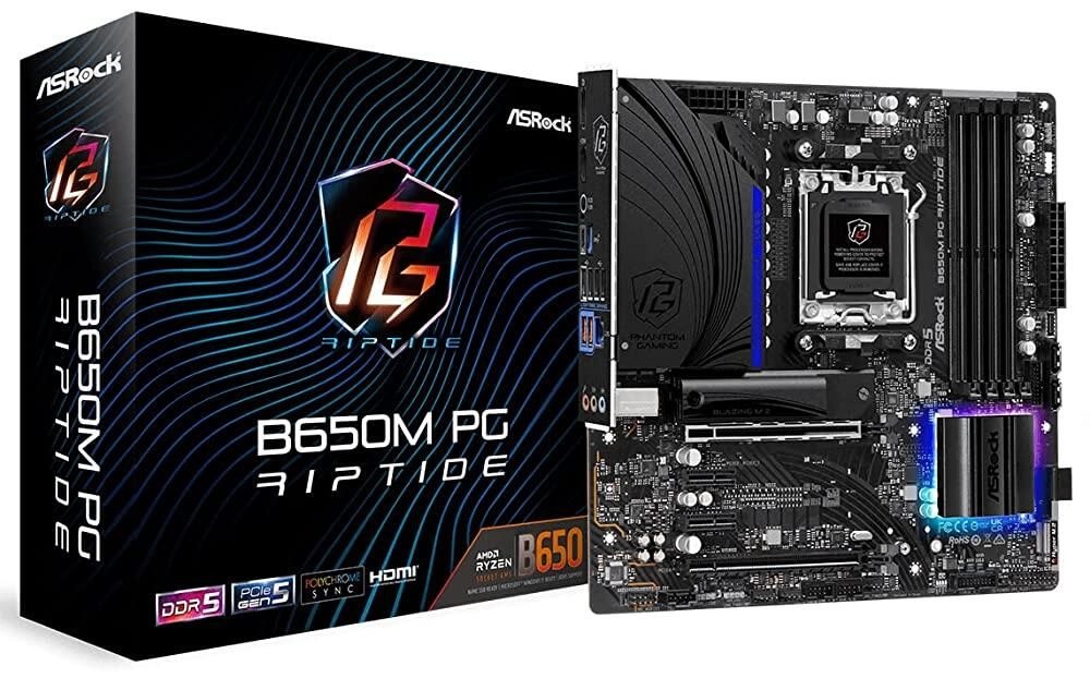 [해외] ASRock B650M PG Riptide AMD Ryzen 7000 시리즈 프로세서 마