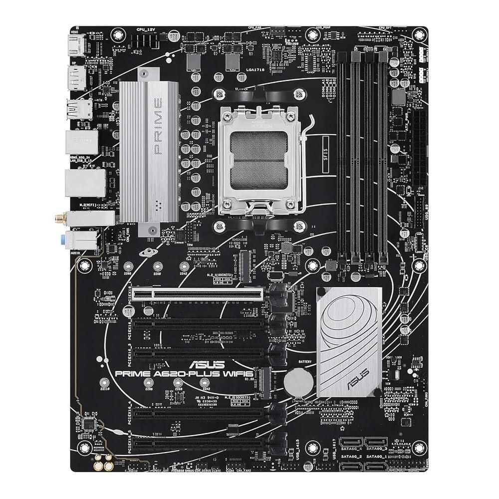 [해외] ASUS TUF 게이밍 A520M 플러스 와이파이 마이크로 ATX 게이밍 마더보드