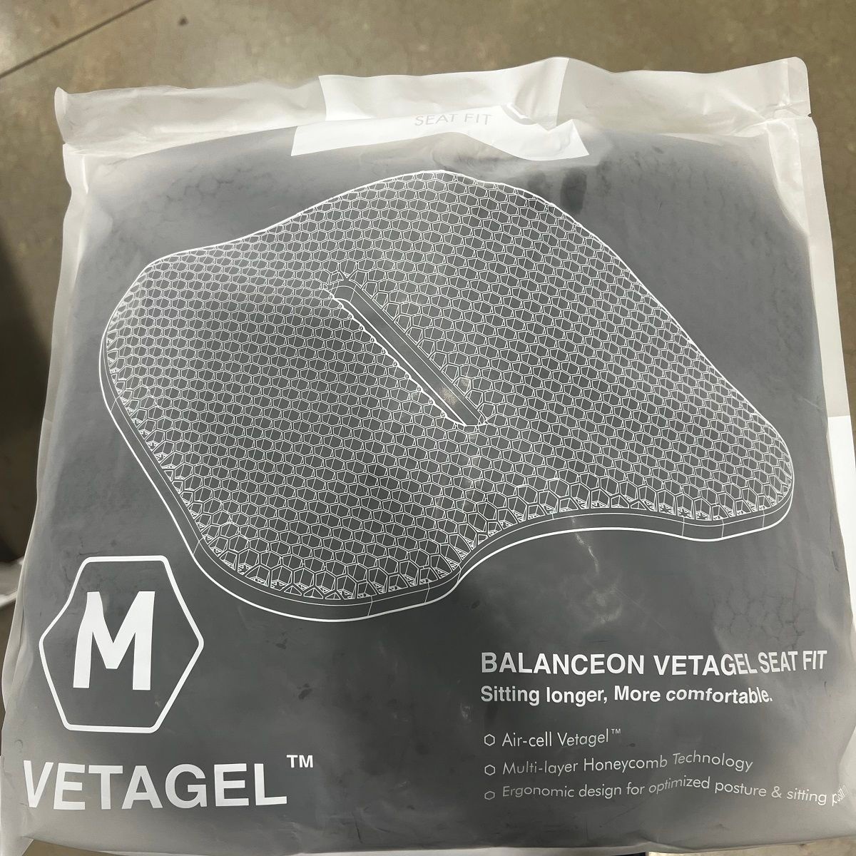 트레이더스 밸런스온 베타젤 시트핏방석 M 2개입 자세교정방석 밸런스온시트