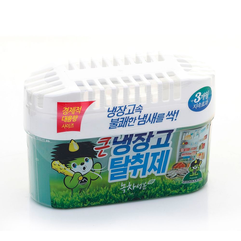 [오늘출발] 산도깨비 냉장고 탈취제 대용량 420g - 녹차 /3개월지속효과/냉장고 냄새제거/김치냄새제거