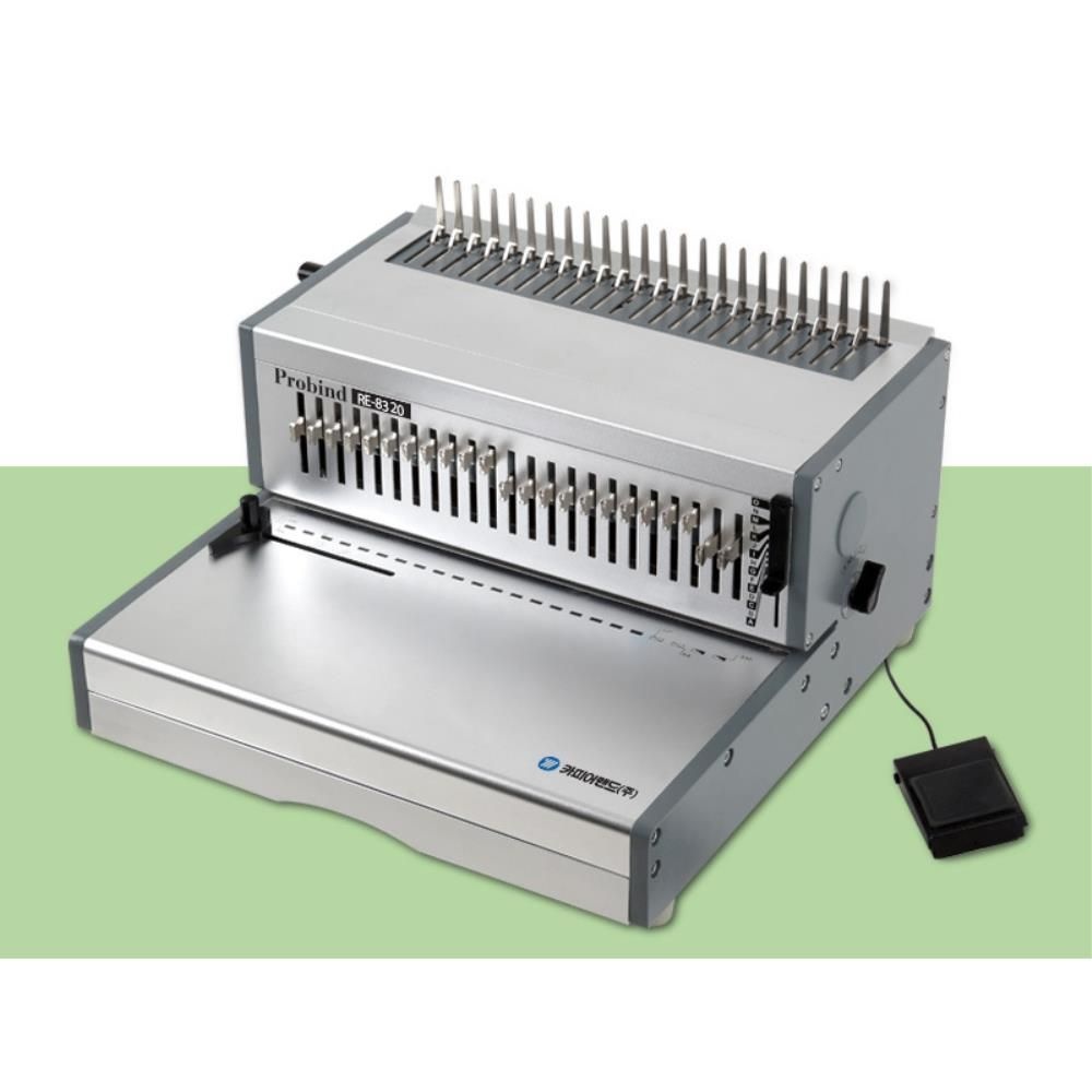 최대 32매 천공 플라스틱링 전동 제본기 책타공기 확원제본기 사무용제본기 제본기계 책만드는기계 책제본