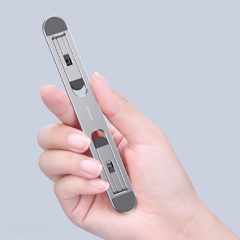 [해외] 경량 노트북 높이조절 스탠드 심플 노트북 스탠드 태블릿 받침대