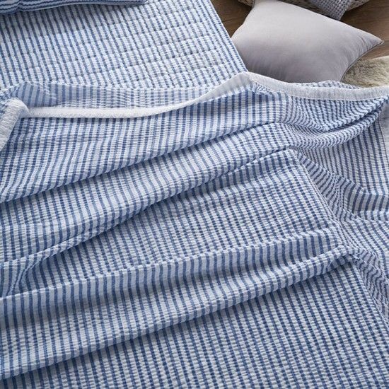 (국산) 열대야 홑이불토퍼세트(Q/블루) 새겨드림판촉 이불베게세트 여름이불 여름이불세트