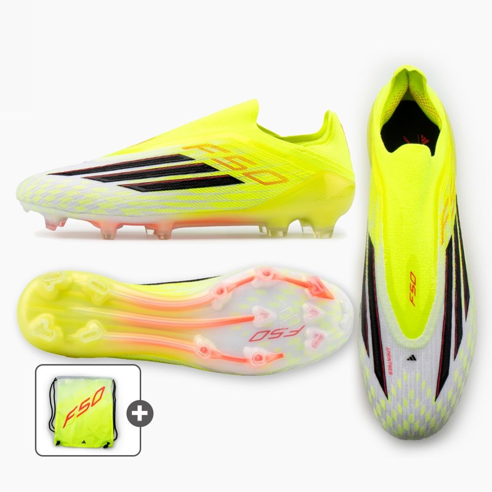 아디다스 F50 엘리트 LL FG 축구화 JR6458 끈없는 선수용 손흥민 이강인 착용