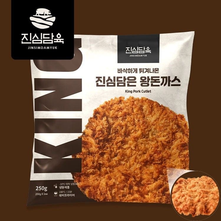 진심담육 간편조리 돈까스 모짜렐라 통등심 체다 치즈 120g 10팩