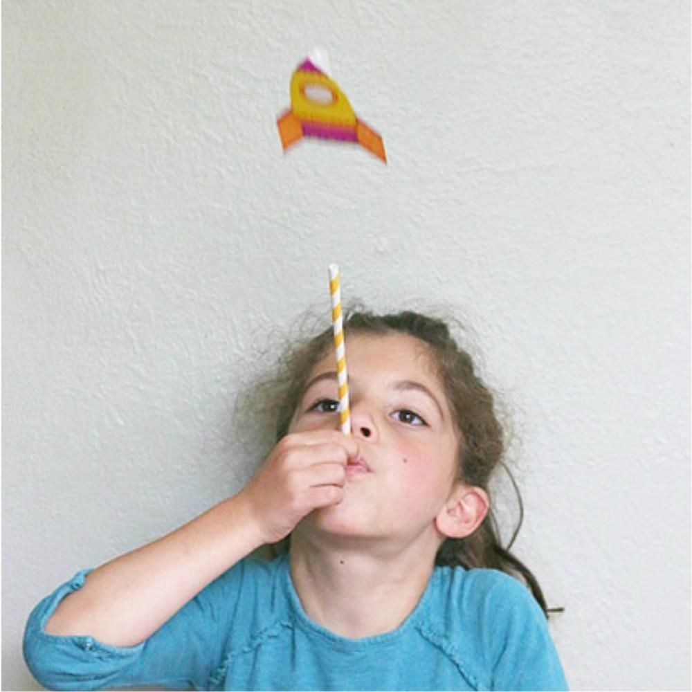 지니몰협력사 6월 빨대 로켓발사 만들기 4인 유치원 6살 7세 복지관 행사 학교 수업용