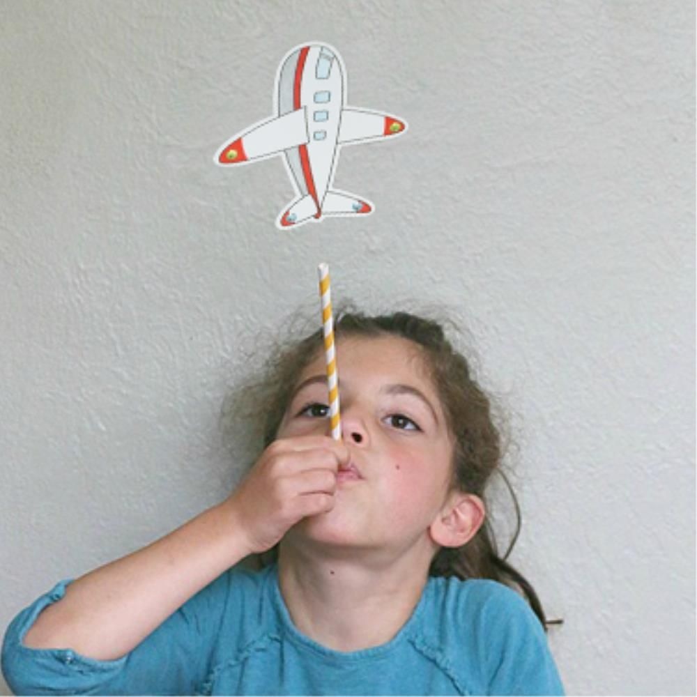 지니몰협력사 6월 유치원 빨대 비행기 만들기 발사놀이 7살 4인 행사 창의 DIY 어린이