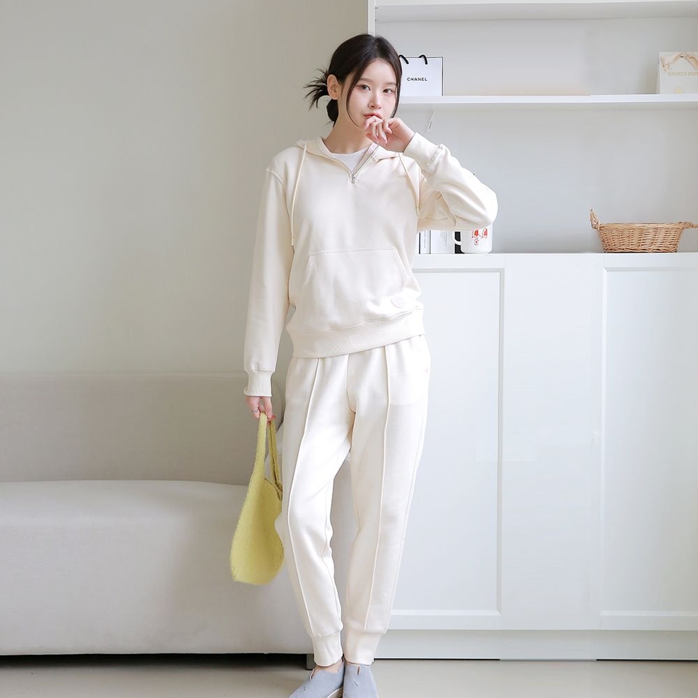 [최초가 89,900원][르포엠]기모 오르비 아노락 후드+조거 팬츠 셋업