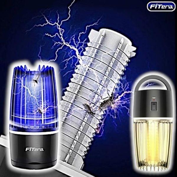 핏테라 모기지옥 무선 전기충격 UV램프 모기퇴치기
