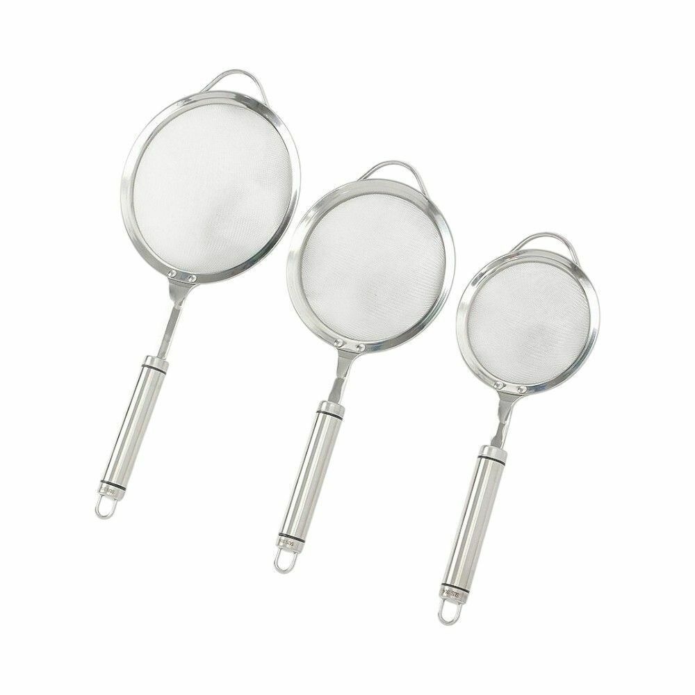 엄지척 (현대Hmall) 304스텐 RJF370V8 거름망 세트 (3종 14.5/12.5/10cm) DK26