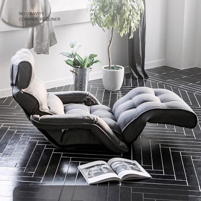 [해외] 1인리클라이너소파 접이식 각도조절 무중력의자 휴식 낮잠 빈백소파 안락의자 좌식 인테리어
