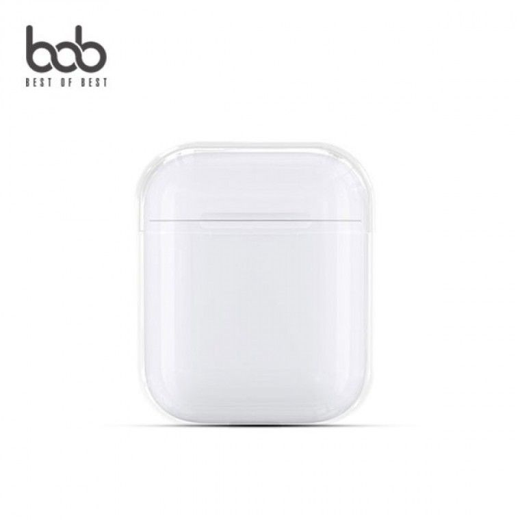 EA bob 클리어 하드 투명 에어팟 전용 케이스 2세대 1세대 무선 유선충전용