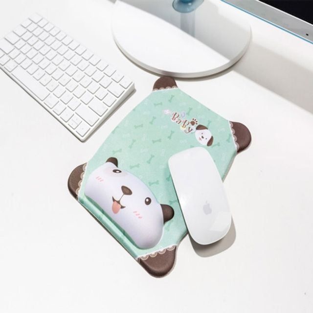 비오비 애니멀 캐릭터 손목 보호쿠션 마우스패드