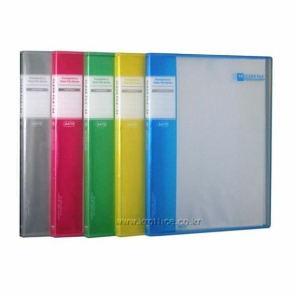 (현대Hmall) [하프클럽/브이와이]현풍 서류 10P A4투명클리어화일(UV)No.4311-1