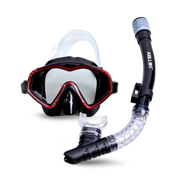 아블로스 아블로스 [하프클럽]아블로스 성인용 마스크+스노클 세트 블랙 AB1-RC80K