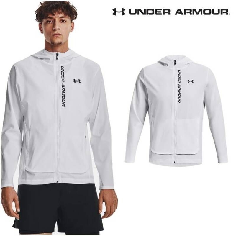 언더아머 UNDERARMOUR 남성 피티드 아웃런 더 스톰 바람막이 방풍자켓 1376794-100 42098