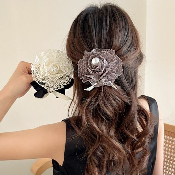 (현대Hmall) 홀리지 나이피 빈티지 레이스 스크런치 헤어끈 헤어슈슈