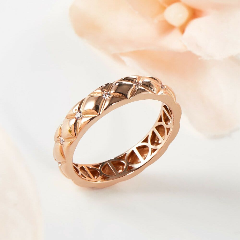 비앤비골드 (현대Hmall) [비앤비골드] 18K 볼륨 다이아 쿠션컷 큐빅 반지 PNR41393