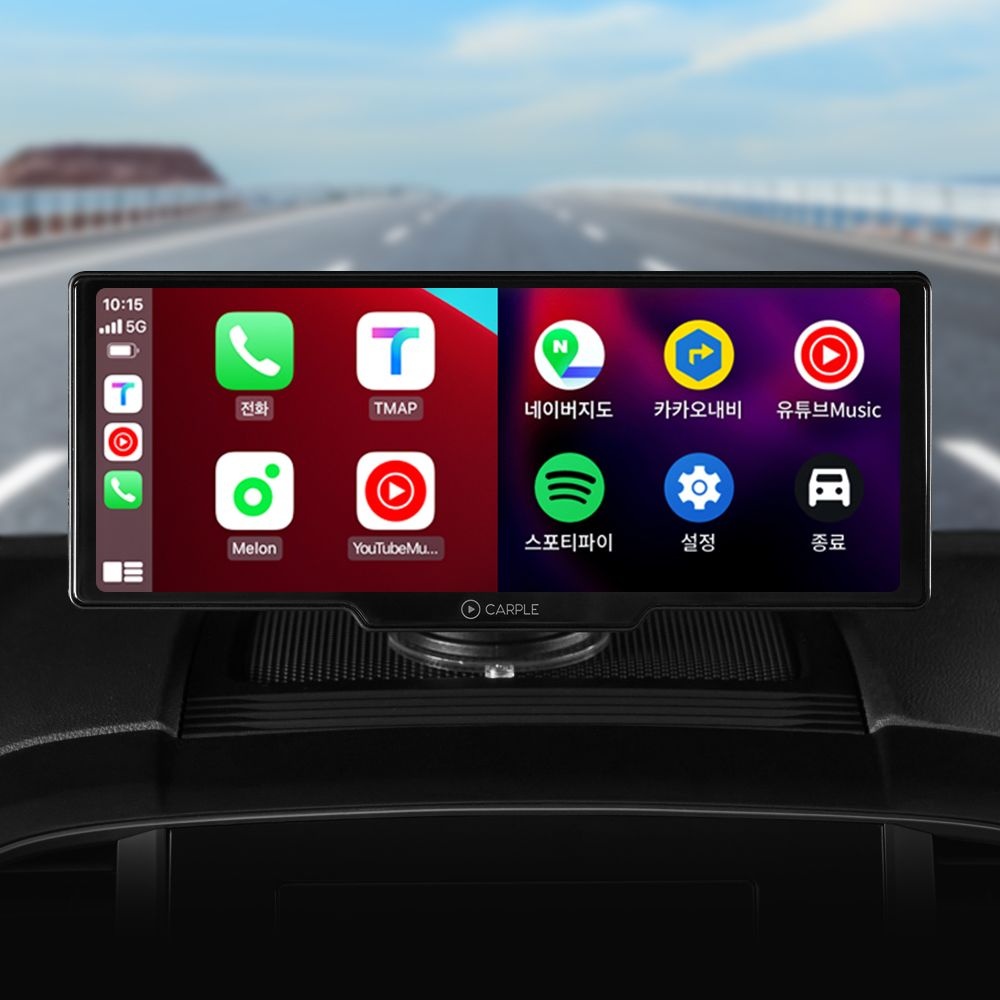 카플 카플레이 모니터 4K 무선 안드로이드 오토 차량 네비게이션 올인원 64GB